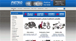 Desktop Screenshot of pietro-eshop.cz